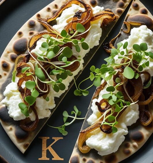 Garlic Ricotta Flatbread